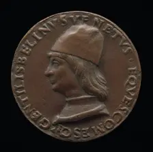 Gentile Bellini, 1429-1507, Venetian Painter [obverse], c. 1500. Creator: Vittore Gambello