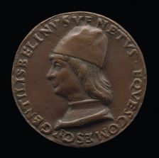 Gentile Bellini, 1429-1507, Venetian Painter [obverse], c. 1500. Creator: Vittore Gambello