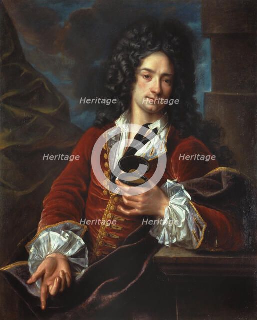 Gentilhomme prisant du tabac, between 1694 and 1734. Creators: Alexis Simon Belle, Robert Tournieres.