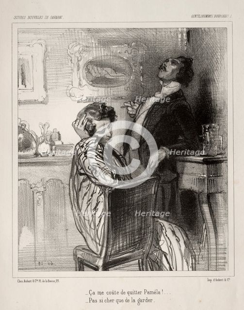 Gentils Hommes Bourgeois. Creator: Paul Gavarni (French, 1804-1866).
