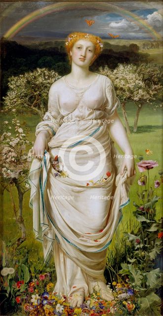 Gentle Spring, 1865. Artist: Frederick Augustus Sandys.