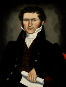 Gentleman of Squire Williams House, ca. 1829. Creator: Erastus Salisbury Field