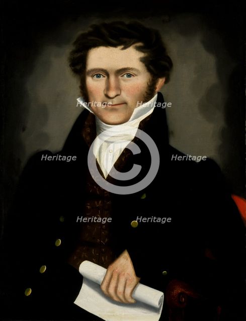 Gentleman of Squire Williams House, ca. 1829. Creator: Erastus Salisbury Field.