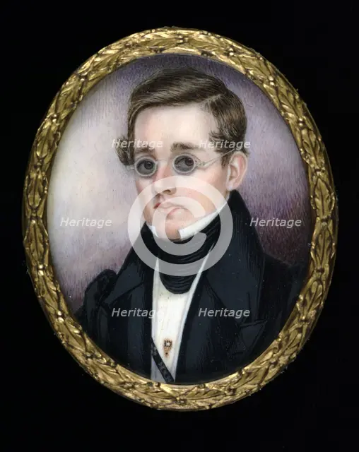 Gentleman of the Frothingham Family, ca. 1835. Creator: Moses B Russell.