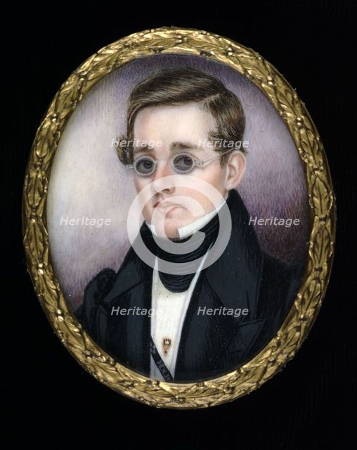 Gentleman of the Frothingham Family, ca. 1835. Creator: Moses B Russell.