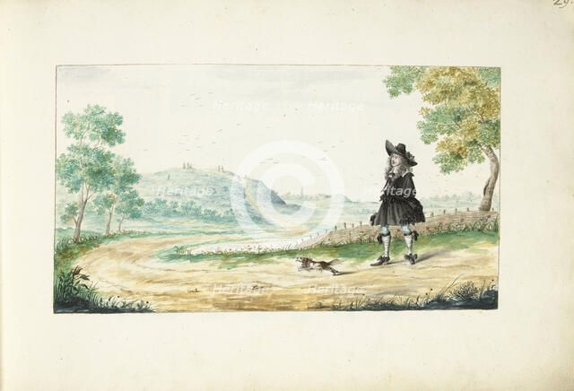 Gentleman on a country road, 1661.  Creator: Gesina ter Borch.