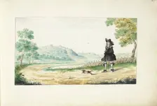 Gentleman on a country road, 1661. Creator: Gesina ter Borch