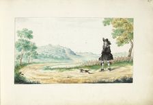 Gentleman on a country road, 1661. Creator: Gesina ter Borch
