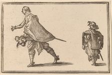 Gentleman and His Page, 1621. Creator: Edouard Eckman
