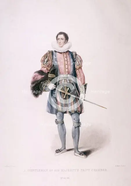 Gentleman in cerimonial costume, 1826. Artist: Henry Meyer