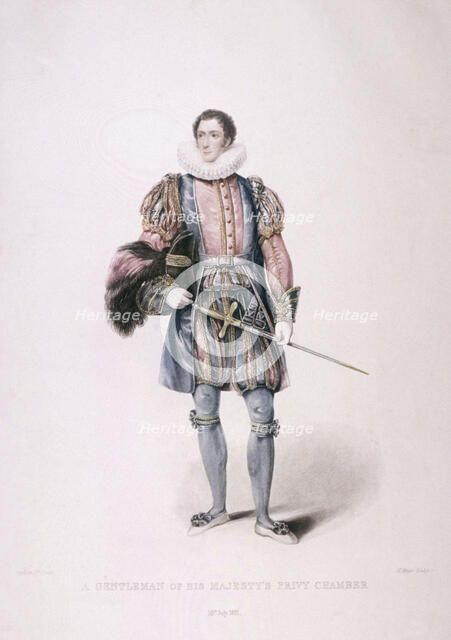 Gentleman in cerimonial costume, 1826. Artist: Henry Meyer