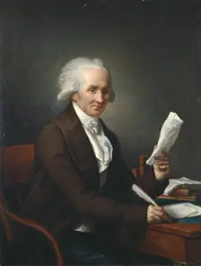 Gentleman in his Study, late 18th or early 19th century. Creator: Francois-Andre Vincent