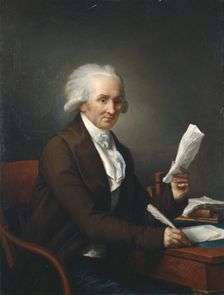 Gentleman in his Study, late 18th or early 19th century. Creator: Francois-Andre Vincent