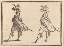 Gentleman Viewed from the Side, 1621. Creator: Edouard Eckman