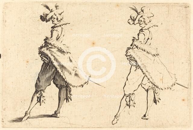 Gentleman Viewed from the Side, c. 1622. Creator: Jacques Callot.