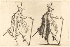 Gentleman with Cane, c. 1622. Creator: Jacques Callot