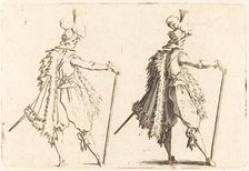 Gentleman with Cane, c. 1622. Creator: Jacques Callot