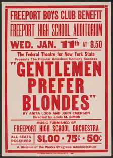 Gentlemen Prefer Blondes, [193-]. Creator: Unknown
