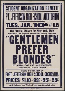 Gentlemen Prefer Blondes, [193-]. Creator: Unknown