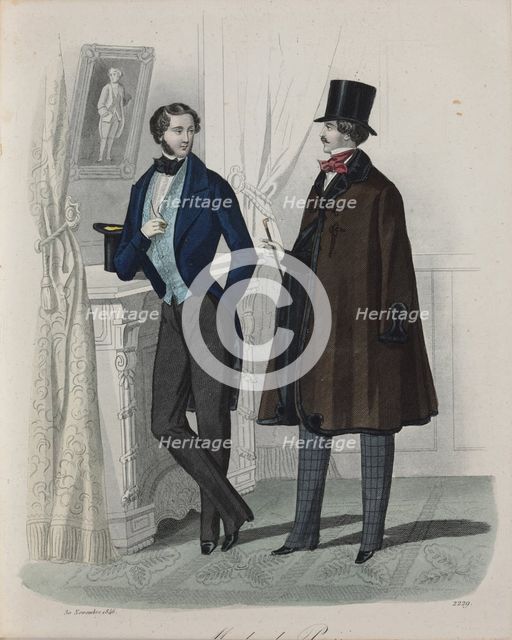 Gentlemen's Fashion 1846, 1846.