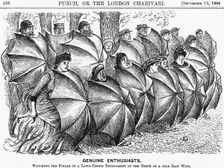 Genuine Enthusiasts 1884. Creator: Unknown
