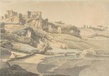 Genzano and Lake Nemi, early 19th century. Creator: Josephus Augustus Knip