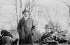 Geo. Jr. & Jay Gould at Helen's wedding, 1913. Creator: Bain News Service