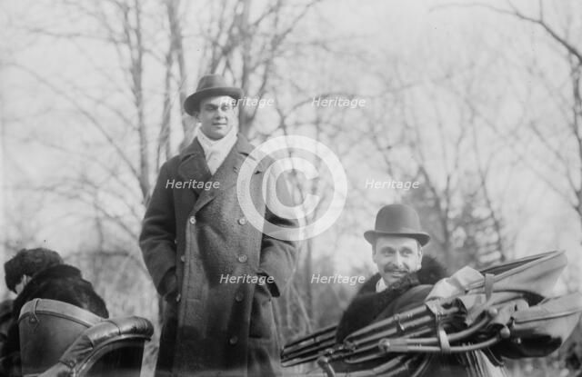 Geo. Jr. & Jay Gould at Helen's wedding, 1913. Creator: Bain News Service.