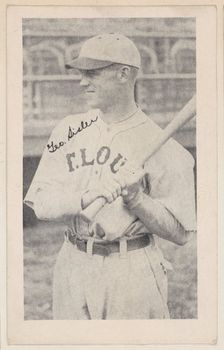 Geo. Sisler from Baseball strip cards (W575-2), ca. 1921-22. Creator: Unknown