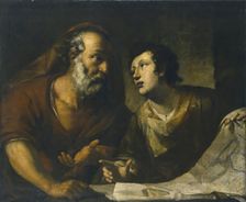 Geographer, 1650. Creator: Pier Francesco Mola