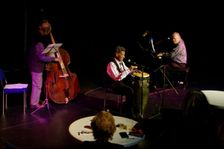 Geoff Castle, Val Mannix and Frank Holder, Hawth, Crawley, West Sussex, March 19, 2017. Artist: Brian O'Connor