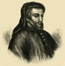 Geoffrey Chaucer (c1878). Creator: Unknown