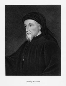 Geoffrey Chaucer, English author, poet, philosopher, bureaucrat, and diplomat, (19th century)