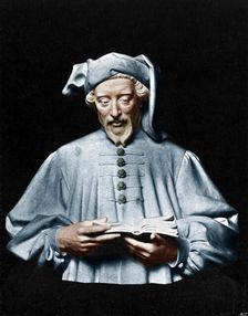 Geoffrey Chaucer, English author, poet, philosopher, bureaucrat, and diplomat, (1903). Artist: George Frampton