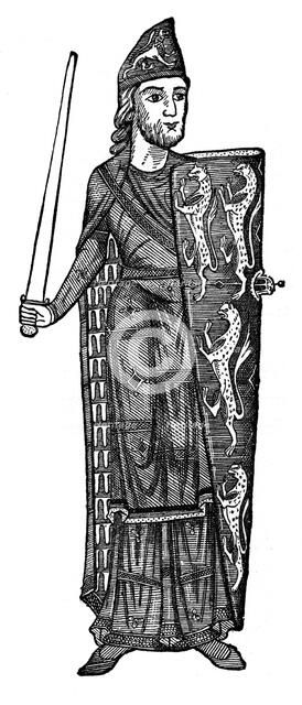 Geoffrey Plantagenet, Count of Anjou, mid-12th century, (1910). Artist: Unknown