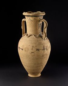 Geometric Attic neck-amphora, 8th-7th century BC. Artist: Tapestry Workshop