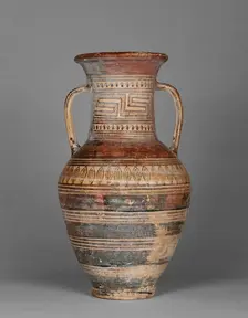 Geometric amphora, 775-750 BC. Creator: Unknown