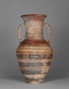 Geometric amphora, 775-750 BC. Creator: Unknown