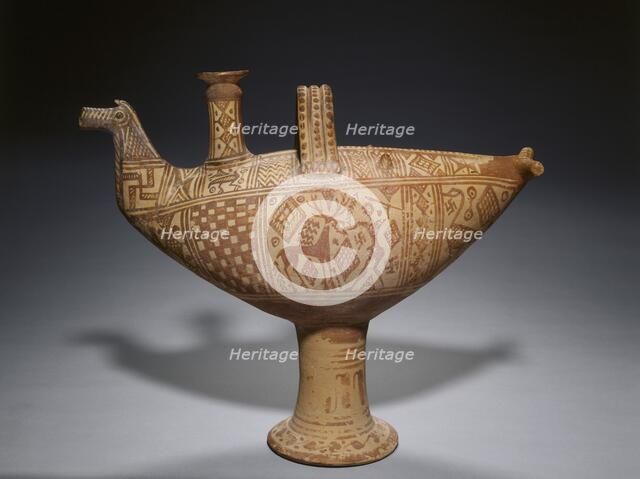 Geometric Bird Askos, c. 700 BC. Creator: Unknown.