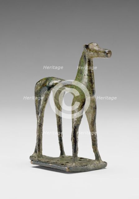 Geometric Statuette of a Horse, 750-700 BC. Creator: Unknown.