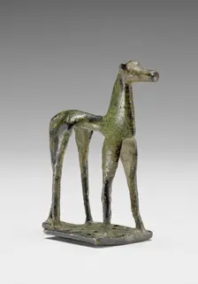 Geometric Statuette of a Horse, 750-700 BC. Creator: Unknown