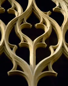 Geometrical tracery of the cloister, Monastery of Santes Creus, Catalonia, Spain, 14th century. Creator: LTL