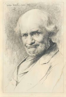 Geordie Webster-Illustration to "Johnny Gibb of Gushetneuk" by William Alexander, 1877. Creator: George Reid