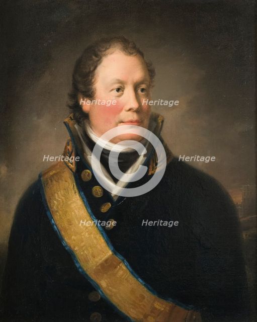 Georg Adlersparre, 1760-1835, Count, Major General, Cabinet Minister, 1809. Creator: Fredric Westin.