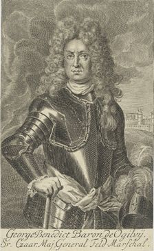 Georg Benedikt Freiherr von Ogilvy, Baron Ogilvy de Muirtown (1651-1710), 1705. Creator: Bernigeroth, Martin (1670-1733)