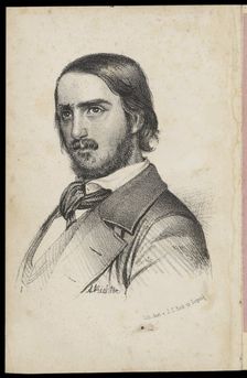 Georg Herwegh (1817-1875), 1840s. Artist: Richter, Johann Heinrich (1803-1845)