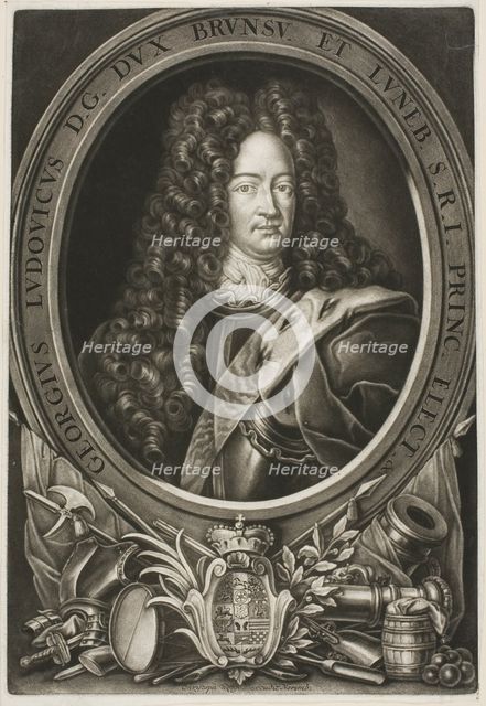 Georg Ludwig, Duke of Braunschweig, n.d. Creator: Christoph Weigel.