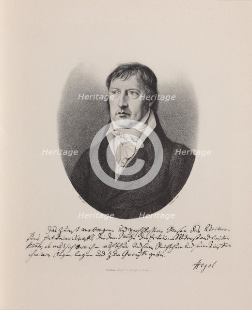 Georg Wilhelm Friedrich Hegel (1770-1831).
