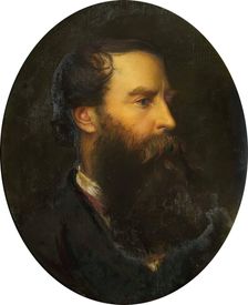 George Mason ARA-after Valentine C. Prinsep, 1888. Creator: Mary M Mason
