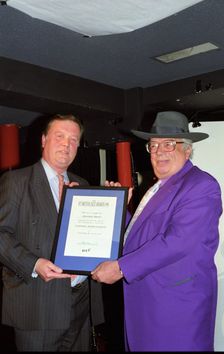 George Melly and Kenneth Clarke, Pizza Express, Soho, London, 1998. Artist: Brian O'Connor